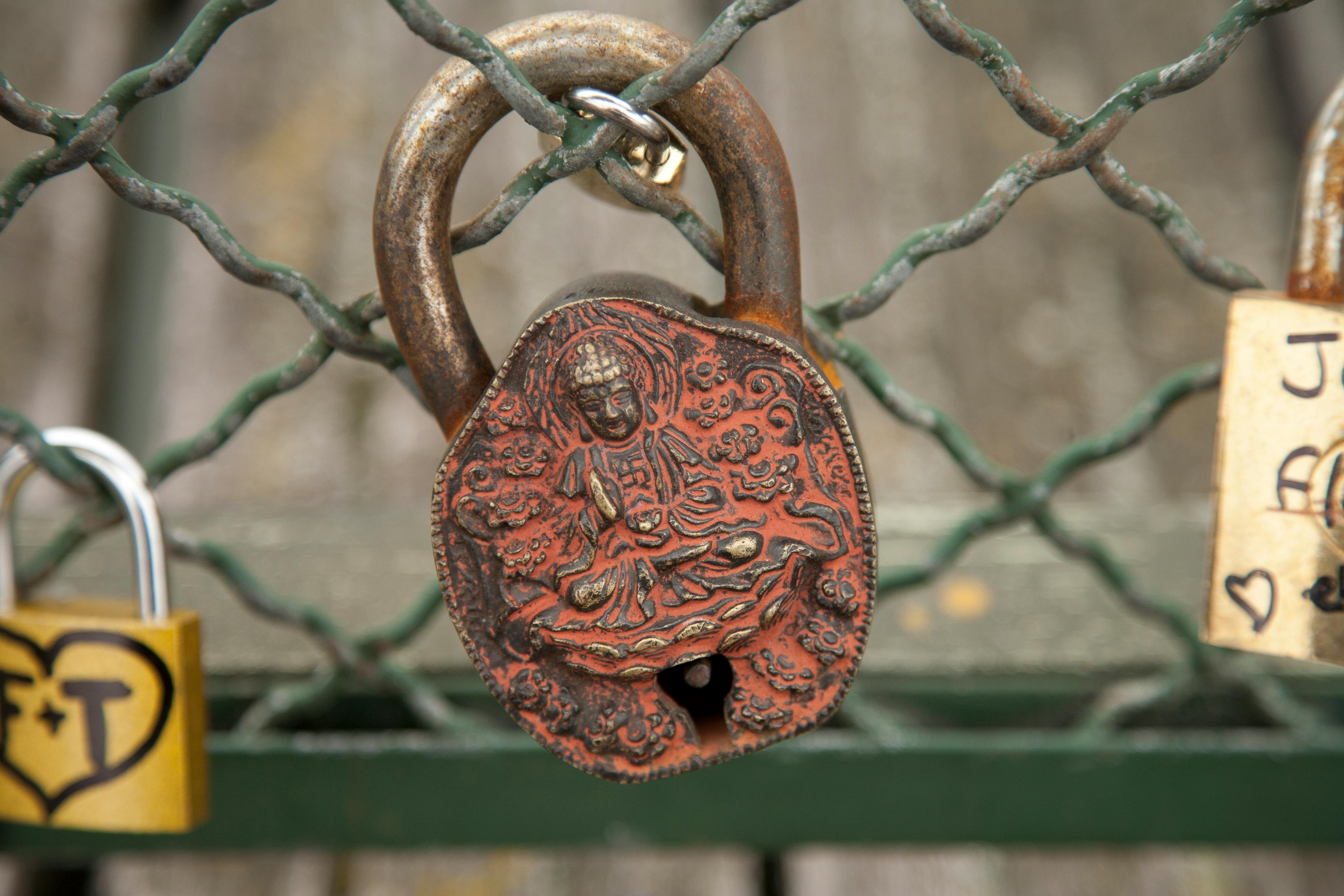 Decorative security padlock for residential properties