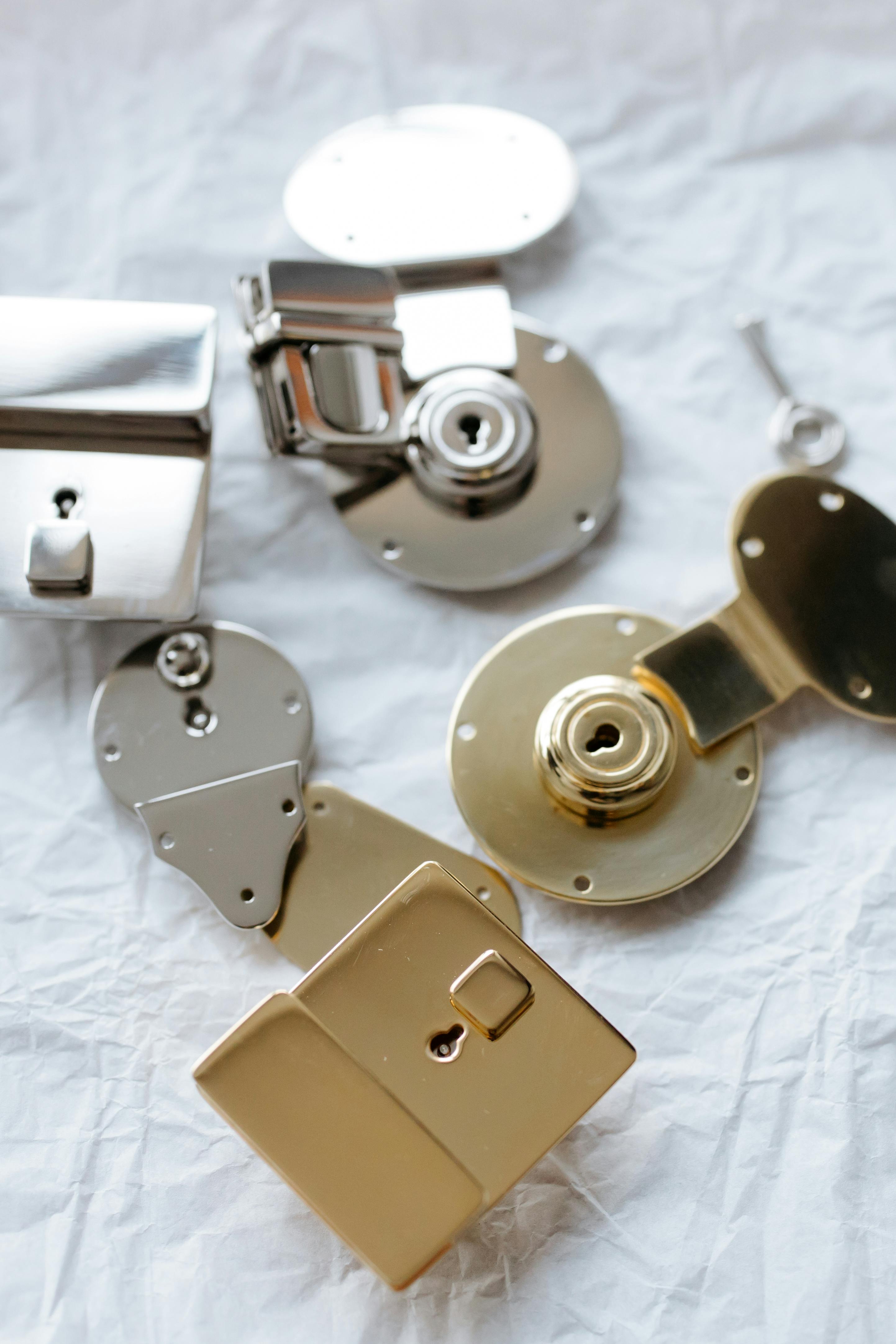 Professional lock installation components and hardware